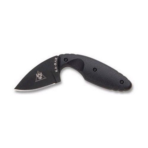 TDI Law Enforcement Knife, Black, Hard Sheath - Straight Edge