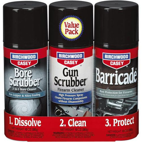 GBS123 Package, Gun Scrubber-Bore Scrubber-Barricade Combo Pack