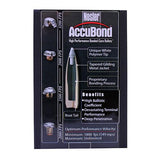 30 Caliber Bullets - AccuBond, 165 Grains, Ballistic Tip Spitzer Boat Tail, Per 50