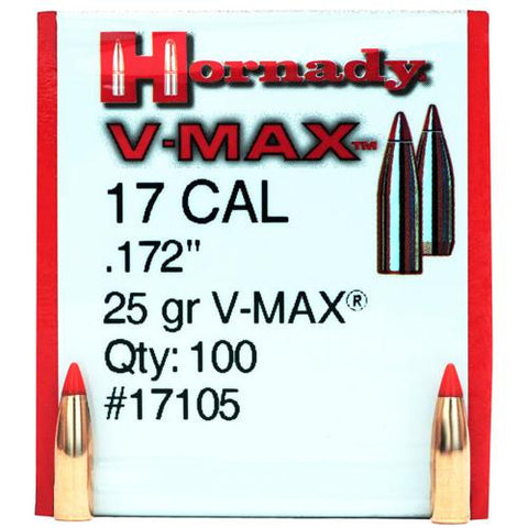 17 Caliber Bullets - 17 Caliber 25gr V-Max(100)