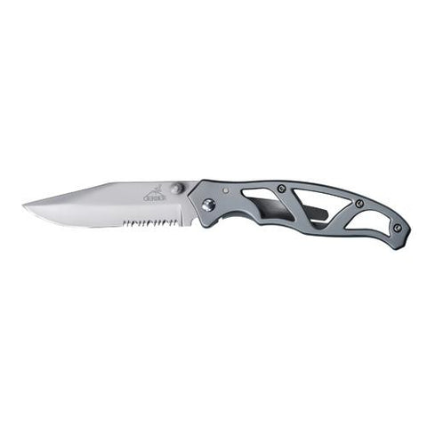 Paraframe II - Serrated Stainless Steel