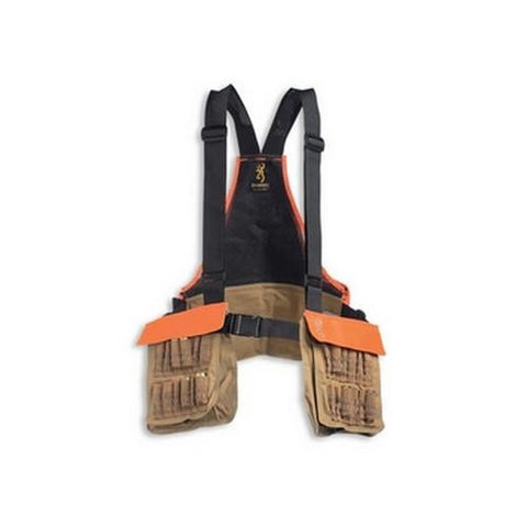 Pheasants Forever Strap Vest, Field Tan- Orange