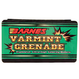 22 Caliber Bullets - Varmint Grenade, 50 Grains, Hollow Point Lead-Free, Per 100