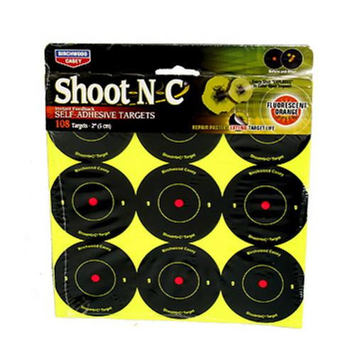 Shoot-N-C Targets: Bull's-Eye - 2" Round Target (Per 108)