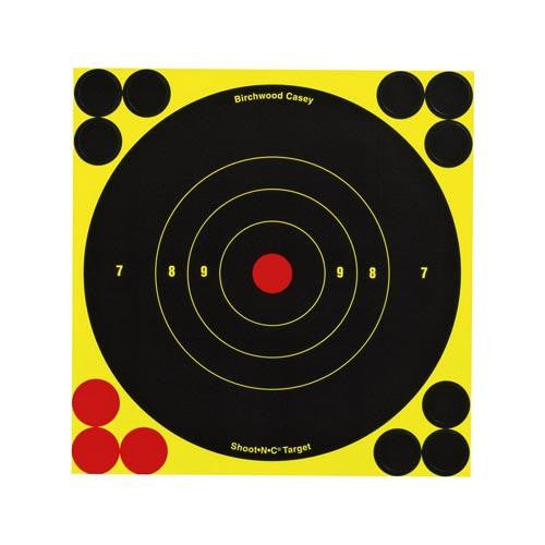 Shoot-N-C Targets: Bull's-Eye - 6" Round Target (Per 60)