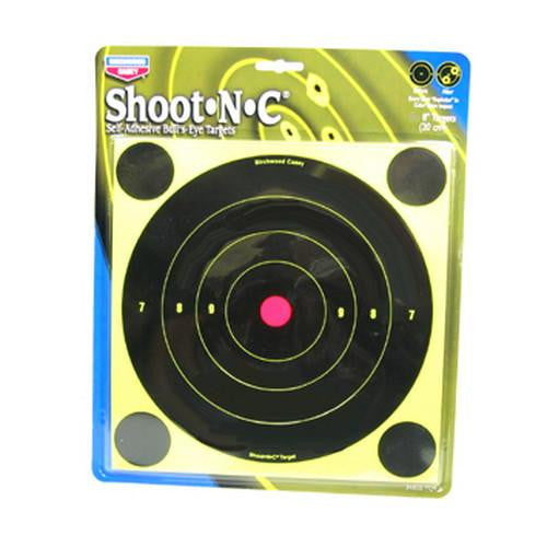 Shoot-N-C Targets: Bull's-Eye - 8" Round Target (Per 6)