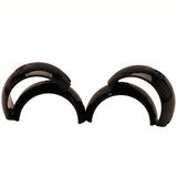 Signature Double Dovetail Rings - High, Matte Black