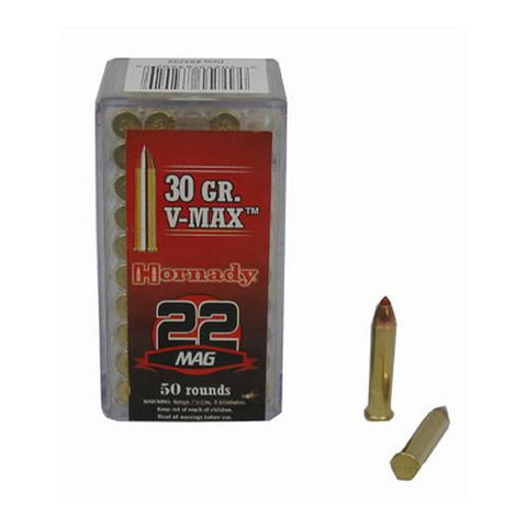 22 WMR - 30 Grain, V-MAX  (Per 50)