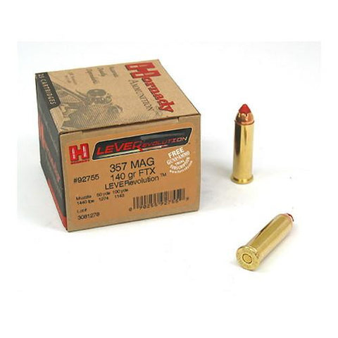 357 Magnum - 357Mag, Leverevolution, 140gr, FTX, (Per 25)