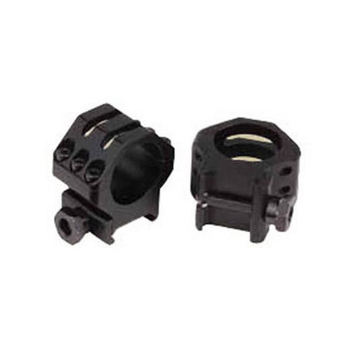 Tactical Rings - Extra High, 6 Point, Matte Black