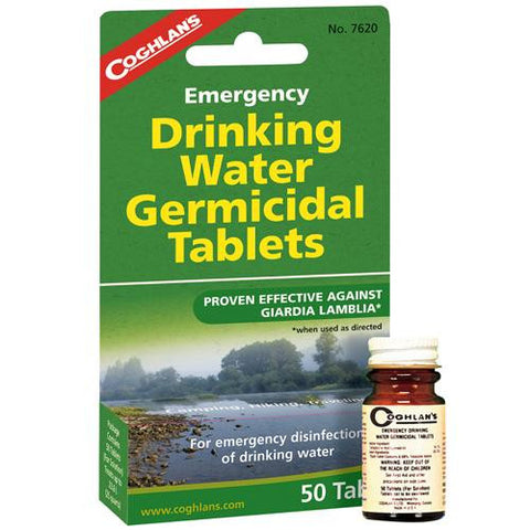 Emergency Germicidal Drinking Water Tablets