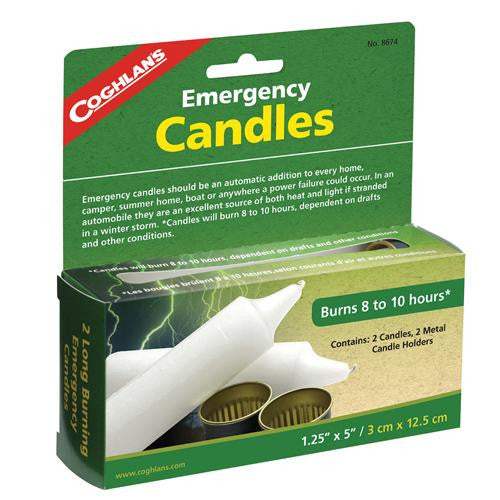 Emergency Candles -- Package of  2