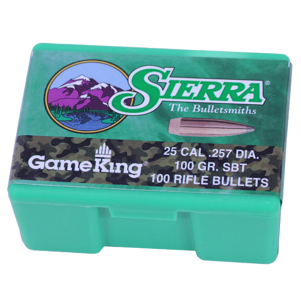 25 Caliber - GameKing, 100 Grains, Spitzer Boat Tail, Per 100