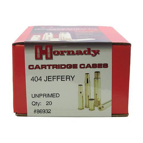 Unprimed Brass - 404 Jeffery (Per 20)