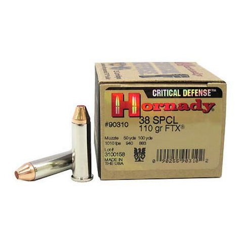 38 Special - 110gr Critical Defense (Per 25)