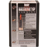 22 Caliber Bullets - Ballistic Tip Varmint, 60 Grains, Spitzer Boat Tail, Per 250