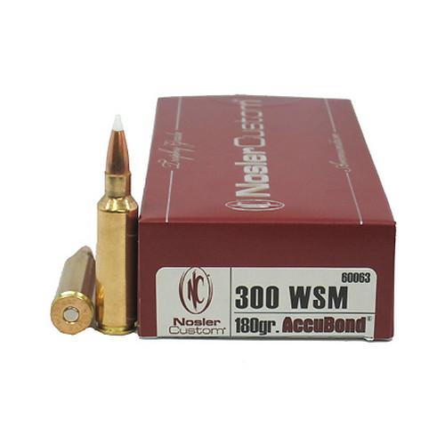 300 Winchester Short Magnum - Trophy Grade, 180 Grains, AccuBond, Per 20