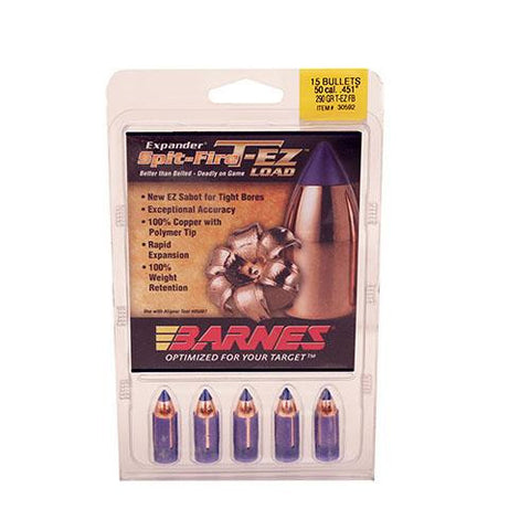 SpitFire T-EZ Muzzleloader Sabots - 50 Caliber, 290 Grains, Per 15