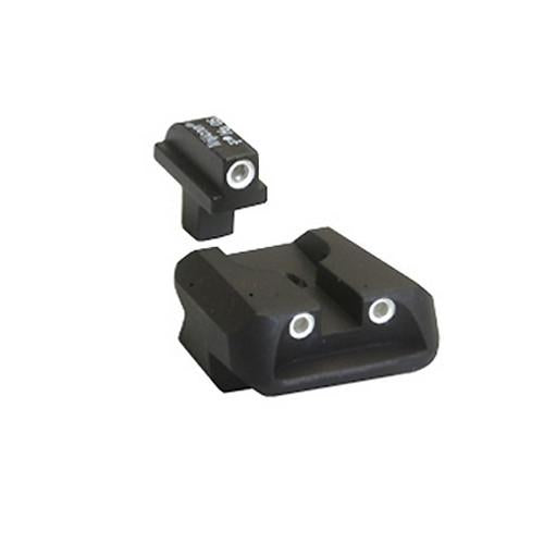 Colt Bright and Tough 3 Dot Night Sight Set - Government, Combat Commander, Front and Novak Rear