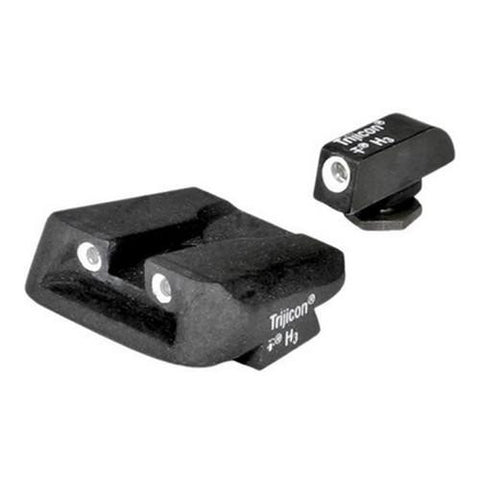 Glock - Bright & Tough Night Sight Set with Green Front-Green Novak Style Rear Sights