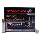 38 Special +P - PDX1 Defender, 130 Grains, Bonded Jacketed Hollow Point, Per 20