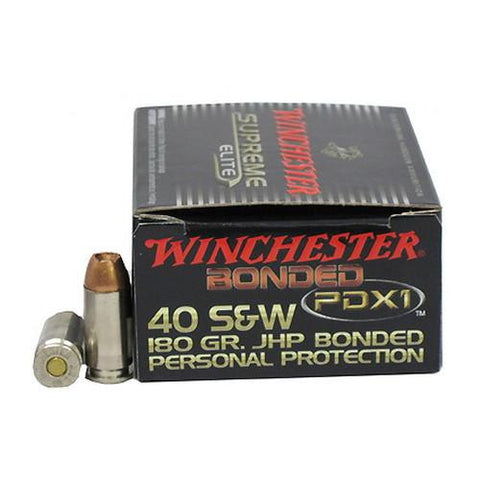 40 Smith & Wesson - PDX1 Defender, 180 Grains, Bonded Jacketed Hollow Point, Per 20