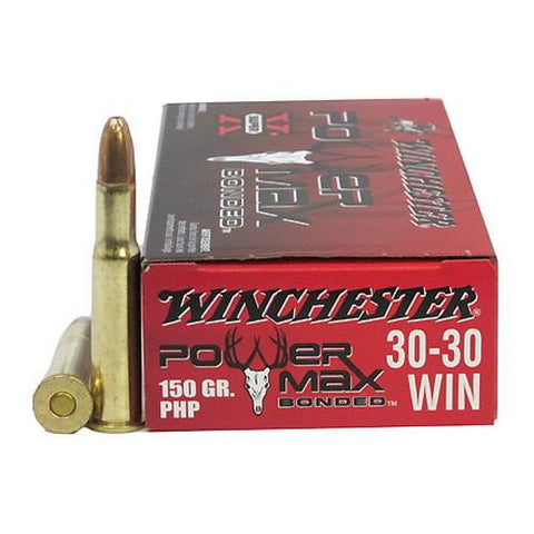 30-30 Winchester - Power Max Bonded, 150 Grains, Protected Hollow Point, Per 20