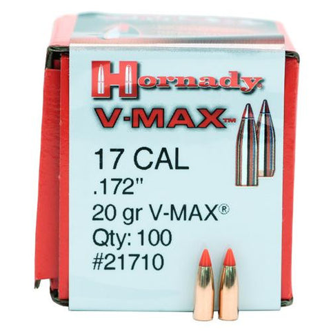 17 Caliber Bullets - 20 Gr V-Max (Per 100)