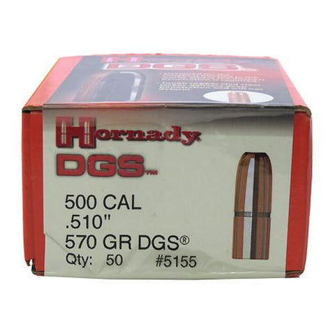 500 Caliber Bullets - .510" 570gr DGS (Per 50)