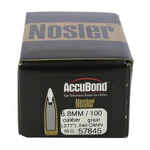 6.8mm Remington SPC Bullets - AccuBond, 100 Grains, Bonded Spitzer, Per 50