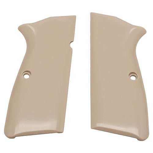 Browning Hi-Power Scrimshaw Ivory Polymer Grip Panels - Ivory Polymer