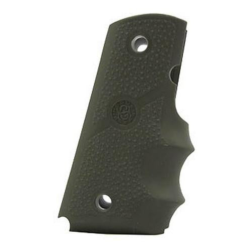 Colt Officers Rubber Grip with Finger Grooves - Olive Drab Green