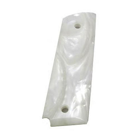 Colt Government Ambidextrous Safety Cut, Polymer Grip Panels - White Pearl