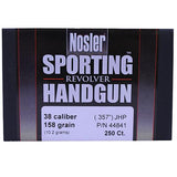 380 Caliber Sporting Handgun Bullets, 158 Grains, Jacketed Hollow Point, Per 250