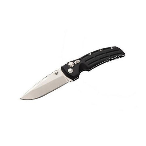 Aluminum Frame 3.5 - Drop Point Blade, Tumble Finish, Matte Black