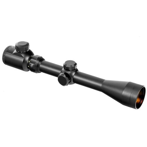 Shooter Series Scope - 3-9x40E Red Illuminated Reticle, Black, Ruby Lens