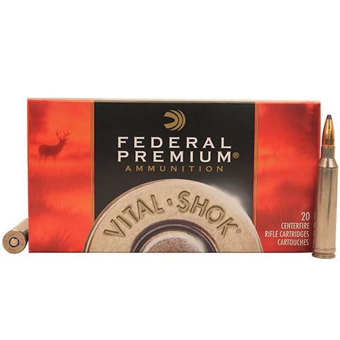 7mm Remington Magnum - Premium Vital-Shok, 150 Grains, Sierra GameKing Boat Tail, Per 20