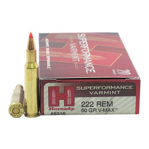 222 Remington - Superformance Varmint, 50 Gr, VMAX-20