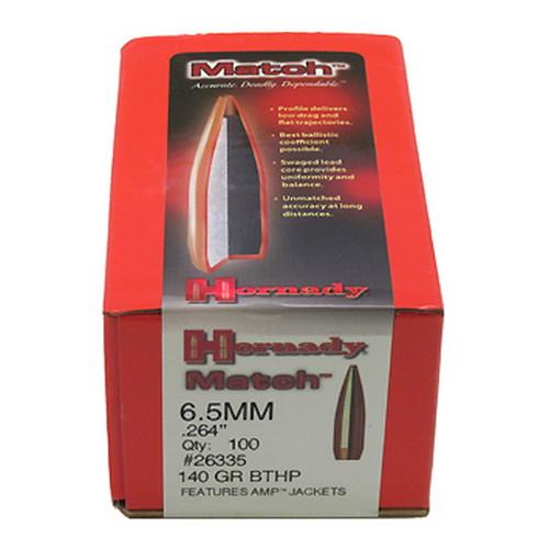 6.5mm Bullets - .264" 140 Gr BTHP Match-100