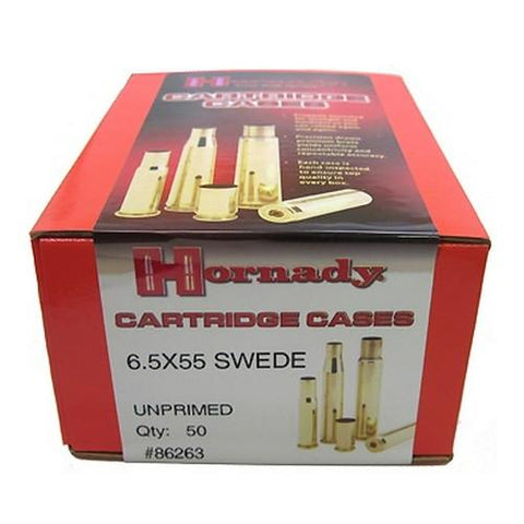 Unprimed Brass - 6.5x55 Swedish Unprimed Brass-50