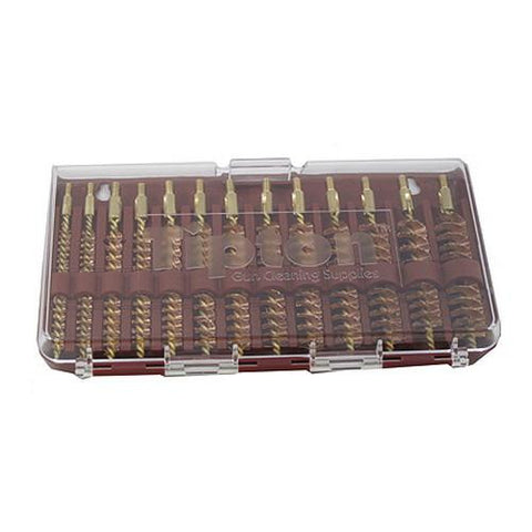 13 Piece Rifle Bore Brush Set, Bronze