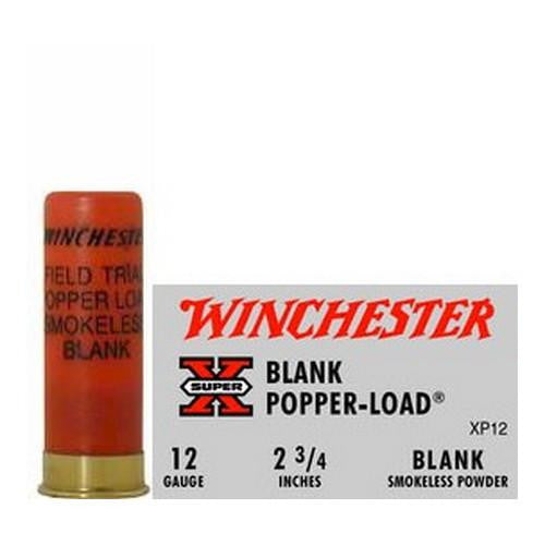 12 Gauge - Smokeless Blank, 2 3-4", Loud Noise, Per 25