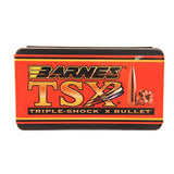 25 Caliber Bullets - Triple-Shock X, 115 Grains, Hollow Point Flat Base Lead-Free, Per 50