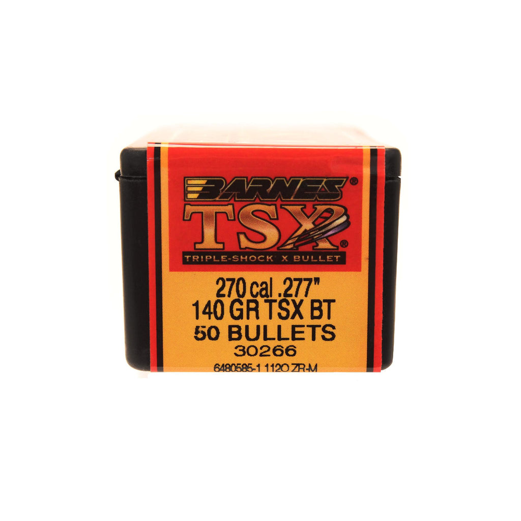 270 Caliber Bullets - Triple-Shock X, 140 Grains, Hollow Point Boat Tail (HPBT) Lead-Free, Per 50