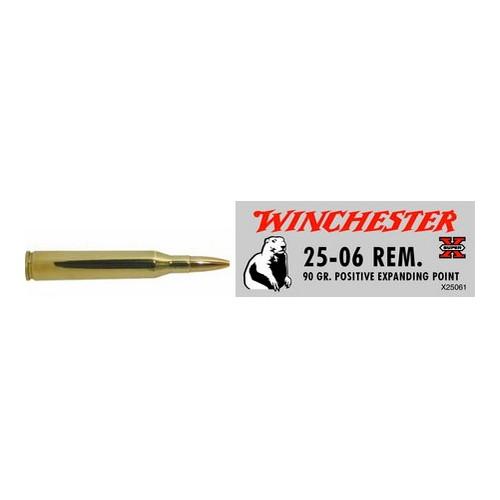 25-06 Remington - Super-X, 90 Grains, Positive Expanding Point, Per 20