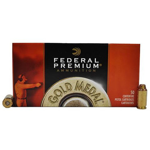 45 Automatic - Premium Gold Medal Match, 185 Grains, Full Metal Jacket Semi-Wadcutter, Per 50