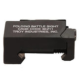 Rear Battle Sight - Black, Folding