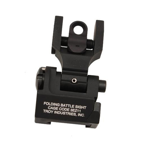 Rear Battle Sight - Black, Folding