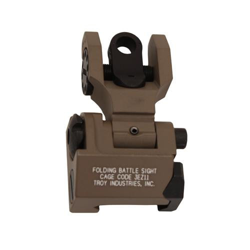 Rear Battle Sight - Flat Dark Earth, Tritium, Folding