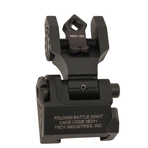 DOA Rear Sight - Black, Folding, Tritium